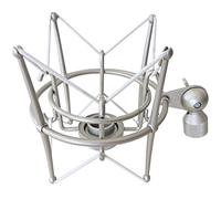 Keep Drum ms089sv Silver microfono del ragno elastico supporto Shockmount per G Track AT2020/USB +
