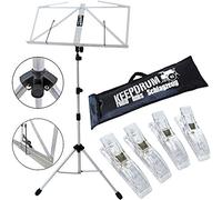 Keep Drum mus3 SV Leggio Silver + Cover + 4 pezzi clip Note KLAMMER