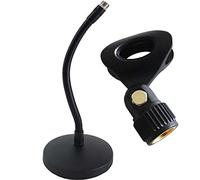 Keep Drum supporto da tavolo supporto per microfono (a collo di cigno treppiede + clip)