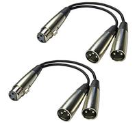 Keep Drum yc029 XLR Splitter Dual XLR adattatore 2 pezzi
