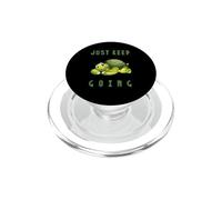 Keep Going Funny Citazione motivazionale Ispirazione Tartaruga Regalo PopSockets PopGrip per MagSafe