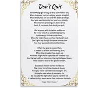 Keep Going Motivational Verse Poster Mindset Office Art