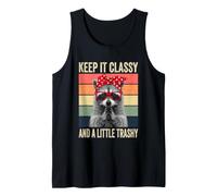 Keep It Classy & A Little Trashy - Divertente Ragazze Donne Procione Canotta