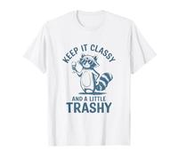 Keep It Classy e un po' trash Raccoon Wine Vintage Maglietta