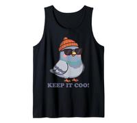 Keep It Coo Pigeon Keeping It Cool Divertente Piccione Amante degli Uccelli Canotta