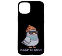 Keep It Coo Pigeon Keeping It Cool Divertente piccione amante degli uccelli Custodia per iPhone 15 Plus