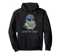 Keep It Coo Pigeon Keeping It Cool Divertente Piccione Amante degli Uccelli Felpa con Cappuccio