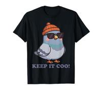 Keep It Coo Pigeon Keeping It Cool Divertente Piccione Amante degli Uccelli Maglietta