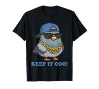 Keep It Coo Pigeon Keeping It Cool Divertente Piccione Amante degli Uccelli Maglietta