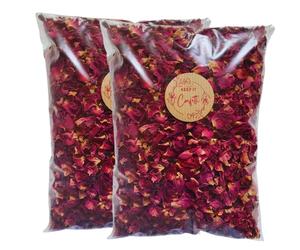 KEEP IT Coriandoli ecologici biodegradabili per matrimoni, 2 litri (20 ospiti), petali di rosa secchi, coriandoli 100% naturali, coriandoli biodegradabili, per realizzare candele potpourri