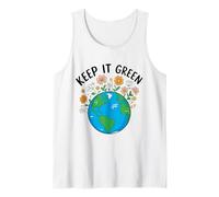 Keep It Green Earth Day Pianeta Consapevolezza Ambientale 2026 Canotta