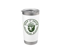 Keep It Green! Help Prevent Wildfires Vintage Smokey Bear Bicchiere termico in acciaio inox doppia parete