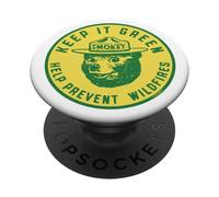 Keep It Green! Help Prevent Wildfires Vintage Smokey Bear PopSockets PopGrip Adesivo