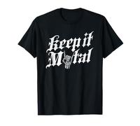 Keep it Metal Rock On Skeleton Hand Heavy Metal Heavy Metal Heav Maglietta