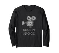 Keep It Reel per Appassionati di Cinema, Studenti di Cinema e registi Maglia a Manica