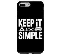 Keep It Simple Falò Amante Della Natura Tenda da Campeggio Custodia per iPhone 7 Plus/8 Plus