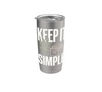 KEEP IT SIMPLE Maglietta Minimal Piante Pianta Casa Bicchiere termico in acciaio inox doppia parete
