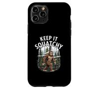 Keep It Squatchy Bigfoot Sasquatch Forest Cryptozoology Custodia per iPhone 11 Pro
