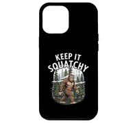 Keep It Squatchy Bigfoot Sasquatch Forest Cryptozoology Custodia per iPhone 12 Pro Max