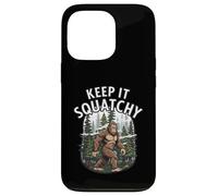 Keep It Squatchy Bigfoot Sasquatch Forest Cryptozoology Custodia per iPhone 13 Pro