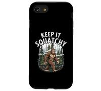 Keep It Squatchy Bigfoot Sasquatch Forest Cryptozoology Custodia per iPhone SE (2020) / 7/8