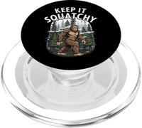 Keep It Squatchy Bigfoot Sasquatch Forest Cryptozoology PopSockets PopGrip per MagSafe