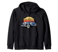 Keep it Wheel Vintage Classic Car Automotive Appassionato Felpa con Cappuccio