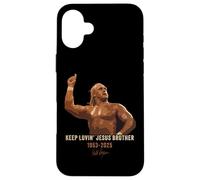Keep Lovin' Jesus Brother - Wrestling Commemorative Faith Custodia per iPhone 16 Plus