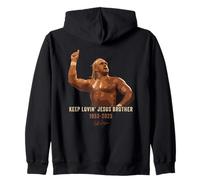Keep Lovin' Jesus Brother - Wrestling Commemorative Faith Felpa con Cappuccio