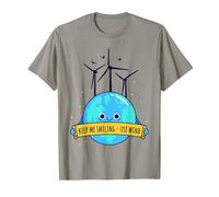 Keep Me Smiling Usa l'energia eolica per l'energia verde pulita Maglietta