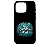 Keep Oceans Wild Marine Life Conservation Ocean Custodia per iPhone 16 Pro