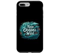 Keep Oceans Wild Marine Life Conservation Ocean Custodia per iPhone 7 Plus/8 Plus