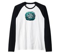 Keep Oceans Wild Marine Life Conservation Ocean Maglia con Maniche Raglan