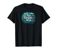 Keep Oceans Wild Marine Life Conservation Ocean Maglietta