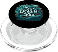 Keep Oceans Wild Marine Life Conservation Ocean PopSockets PopGrip per MagSafe