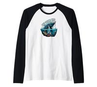 Keep Oceans Wild Whale Conservation Marine Life Design Maglia con Maniche Raglan