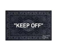 Keep Off Carpet White Black Fluffy Rug Modern Area Tappeto Per Soggiorno Camera Da Letto Bedside Carpet Tappeto Antiscivolo Floor Mat 40X60cm