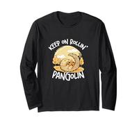 Keep On Rollin' Pangolin Formiche Squamose per Gli Amanti dei pangolini Maglia a Manica