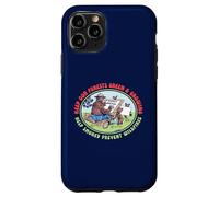 Keep Our Forest Green & Growing Smokey Bear & Friends Retro Custodia per iPhone 11 Pro