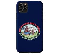 Keep Our Forest Green & Growing Smokey Bear & Friends Retro Custodia per iPhone 11 Pro Max