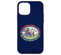Keep Our Forest Green & Growing Smokey Bear & Friends Retro Custodia per iPhone 12 mini
