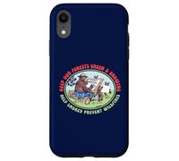 Keep Our Forest Green & Growing Smokey Bear & Friends Retro Custodia per iPhone XR