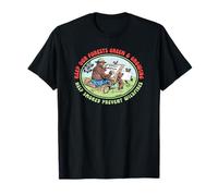 Keep Our Forest Green & Growing Smokey Bear & Friends Retro Maglietta