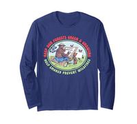 Keep Our Forest Green & Growing Smokey Bear Illustration Maglia a Manica