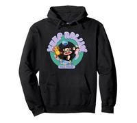 Keep Rollin' Skateboard Julius Monkey Bunny Girl Worry Bear Felpa con Cappuccio