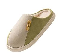 Keep SlipOn Scarpe Da Casa Scarpe Donna Pantofole Caldo Piatto Peloso Coppie Pantofole Pantofole Donna Pantofola Donna Slipper Stivaletti, Verde, 37 EU