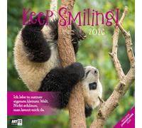 Keep Smiling Broschürenkalender 2026 - 30x30 - Art12 | Humorvoller Tier-Kalender im schlanken Hochformat (aufgeklappt 30x60 cm) | Eintrage-Kalendarium