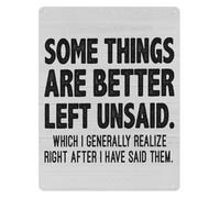 Keep Some Thoughts Inside Metal Tin Sign 8 X 12 in Gentle Reminder Decor for Kitchen Sunroom