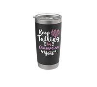 Keep Talking I'm Diagnosing you Bicchiere termico in acciaio inox doppia parete
