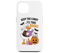 Keep The Candy I'll Take Books Duck Skeleton Custodia per iPhone 13